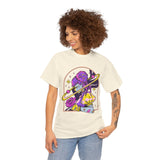 Cosmic Wizard Tee, Celestial Art Shirt, Unisex Heavy Cotton Tee, Astrology Gift, Space Design Apparel, Unique Graphic T-Shirt