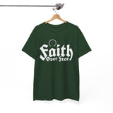 Faith Over Fear T‑Shirt — Bold Gothic Christian Tee