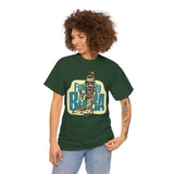 Funky Baba Unisex Heavy Cotton Tee, Retro T-Shirt, Casual Wear, Gift for Tea Lovers, Summer Outfit, Streetwear