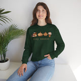 Cozy Season Sweatshirt - Casual Fall Apparel for Book Lovers, Unisex Crewneck for Autumn Celebrations, Perfect Gift