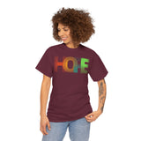 Hope Graphic Tee, Unisex Cotton Shirt, Inspirational T-Shirt, Gift for Friends, Casual Wear, Positive Vibes, Everyday Essentials