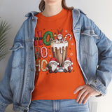 Christmas Ho Ho Ho Hot Cocoa Tee — Cute Gnome Holiday T-Shirt