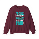 Motivational Crewneck Sweatshirt – "Focus On Your Goals Not Your Fear"