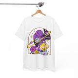 Cosmic Wizard Tee, Celestial Art Shirt, Unisex Heavy Cotton Tee, Astrology Gift, Space Design Apparel, Unique Graphic T-Shirt