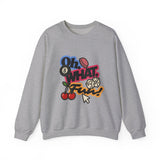 Oh What Fun! Graphic Crewneck Sweatshirt — Retro Casino & Game Night Design
