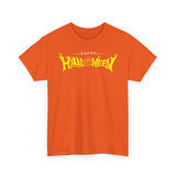 Happy Halloween Unisex Heavy Cotton Tee, Spooky Shirt, Fall Fashion, Pumpkin Tee, Halloween Costume, Gift for Halloween Lovers