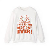 Positive Vibes Crewneck Sweatshirt - Perfect for Celebrations, Everyday Wear, Gift Ideas, Fun Mood Apparel, Unisex Casual Style