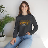 Crewneck Sweatshirt – 'Blessed & Elegant' Gothic Script Graphic