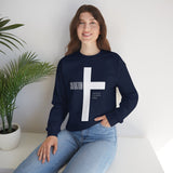 Inspirational Faith Sweatshirt, Jesus Loves You Crewneck, Christian Apparel, Religious Gift, Spiritual Comfort Wear, Casual Unisex Sweater