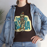 Funky Baba Unisex Heavy Cotton Tee, Retro T-Shirt, Casual Wear, Gift for Tea Lovers, Summer Outfit, Streetwear