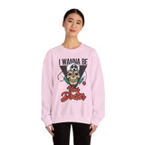 Doctor Skull Sweatshirt — "I Wanna Be Your Doctor" Medical Graphic Crewneck