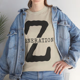 Generation Z T-Shirt — Bold 'Z' Graphic Tee