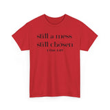 Faith-Inspired Unisex Heavy Cotton Tee, Inspirational Quote Shirt, Christian Apparel, Gift for Believers, Everyday Wear, Bible Verse Tee