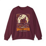 Halloween Sweatshirt, Unisex Crewneck, Trick or Treat Apparel, Spooky Season Fashion, Fall Wardrobe Essential