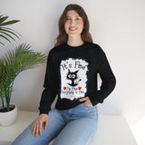 Funny 'It's Fine' Cat Sweatshirt — Cute Black Cat Graphic Crewneck