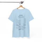 Christian Receipt T-Shirt — "Jesus Paid It All" Faith Tee