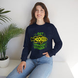 Get Hooked Unhook Stress Fishing Sweatshirt