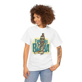 Funky Baba Unisex Heavy Cotton Tee, Retro T-Shirt, Casual Wear, Gift for Tea Lovers, Summer Outfit, Streetwear