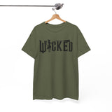 Wicked Witch Graphic Tee - 'Wicked' Gothic Logo T-Shirt
