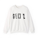 Gen Z Graphic Sweatshirt — Distressed Urban Crewneck