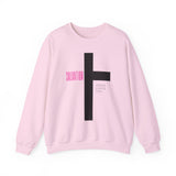 Inspirational Faith Sweatshirt, Jesus Loves You Crewneck, Christian Apparel, Religious Gift, Spiritual Comfort Wear, Casual Unisex Sweater