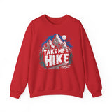 Take Me A Hike Sweatshirt – Mountain Hiking Crewneck for Outdoor Lovers
