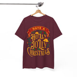 Holly Jolly Christmas Tee - Festive Holiday Graphic T-Shirt