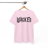 Wicked Witch Graphic Tee - 'Wicked' Gothic Logo T-Shirt
