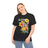 Floral Bloom Unisex Tee, Comfortable Cotton Shirt, Nature Lover's Gift, Casual Wear, Spring Fashion, Gifts for Gardeners