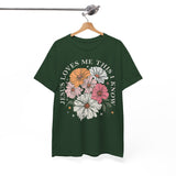 Jesus Loves Me This I Know Floral Tee