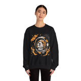 Astronaut Dog Crewneck Sweatshirt — Space Pup Helmet Graphic