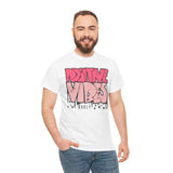 Positive Vibes Unisex Heavy Cotton Tee | Graphic Shirt for Casual Wear, Gift, Summer Styles, Affirmation Apparel