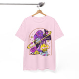 Cosmic Wizard Tee, Celestial Art Shirt, Unisex Heavy Cotton Tee, Astrology Gift, Space Design Apparel, Unique Graphic T-Shirt