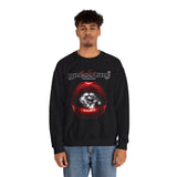 Crewneck Sweatshirt — 'Pressure' Red Lips Diamond Graphic