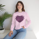 Burning Love Flame Crewneck Sweatshirt
