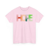 Hope Graphic Tee, Unisex Cotton Shirt, Inspirational T-Shirt, Gift for Friends, Casual Wear, Positive Vibes, Everyday Essentials