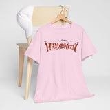 Happy Halloween Unisex Heavy Cotton Tee, Spooky Shirt, Fall Fashion, Pumpkin Tee, Halloween Costume, Gift for Halloween Lovers
