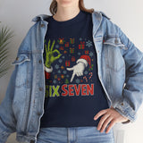 Six Seven Christmas Tee – Festive Santa & Grinch Holiday Graphic Shirt
