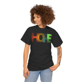 Hope Graphic Tee, Unisex Cotton Shirt, Inspirational T-Shirt, Gift for Friends, Casual Wear, Positive Vibes, Everyday Essentials