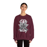 Crewneck Sweatshirt — “Extreme Cap Tuning” Engine Skull Graphic