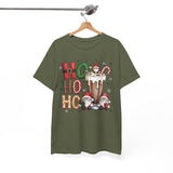 Christmas Ho Ho Ho Hot Cocoa Tee — Cute Gnome Holiday T-Shirt