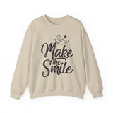 Make Me Smile Sweatshirt — 'You Make Me Smile' Cozy Crewneck