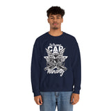 Crewneck Sweatshirt — “Extreme Cap Tuning” Engine Skull Graphic