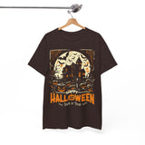 Halloween Unisex Heavy Cotton Tee, Spooky T-Shirt, Trick or Treat Shirt, Fall Fashion, Halloween Costume Top