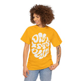 Groovy Unisex Heavy Cotton Tee | Perfect for Everyday Wear, Gifts, Casual Outings, Music Festivals, and Eco-Friendly Fashion