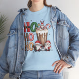 Christmas Ho Ho Ho Hot Cocoa Tee — Cute Gnome Holiday T-Shirt