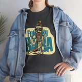 Funky Baba Unisex Heavy Cotton Tee, Retro T-Shirt, Casual Wear, Gift for Tea Lovers, Summer Outfit, Streetwear