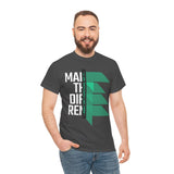 Make the Difference Unisex Heavy Cotton Tee, Motivational Shirt, Casual Wear, Gift Idea, Inspirational Apparel
