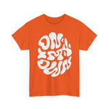 Groovy Unisex Heavy Cotton Tee | Perfect for Everyday Wear, Gifts, Casual Outings, Music Festivals, and Eco-Friendly Fashion