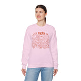 Comforting Crewneck Sweatshirt - It's Okay to Feel, Unisex, Self-Care Gift, Cozy Fashion, Spring Essentials